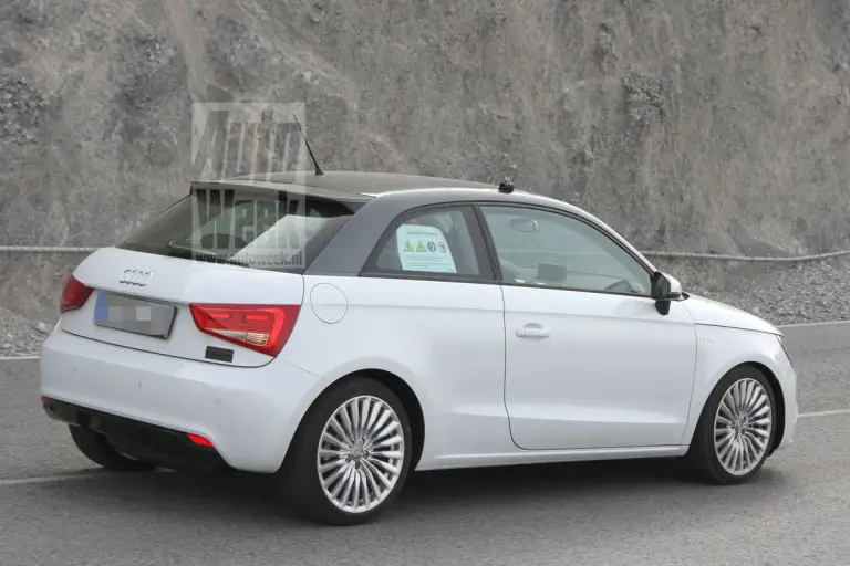 Audi A1 e-tron elettrica foto spia agosto 2012 - 2