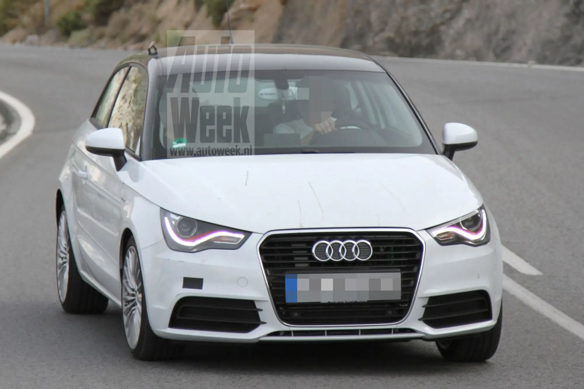 Audi A1 e-tron elettrica foto spia agosto 2012 - 5