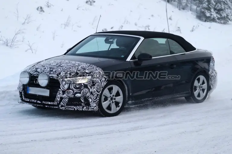 Audi A3 Cabrio Facelift - Foto spia 23-12-2015 - 2