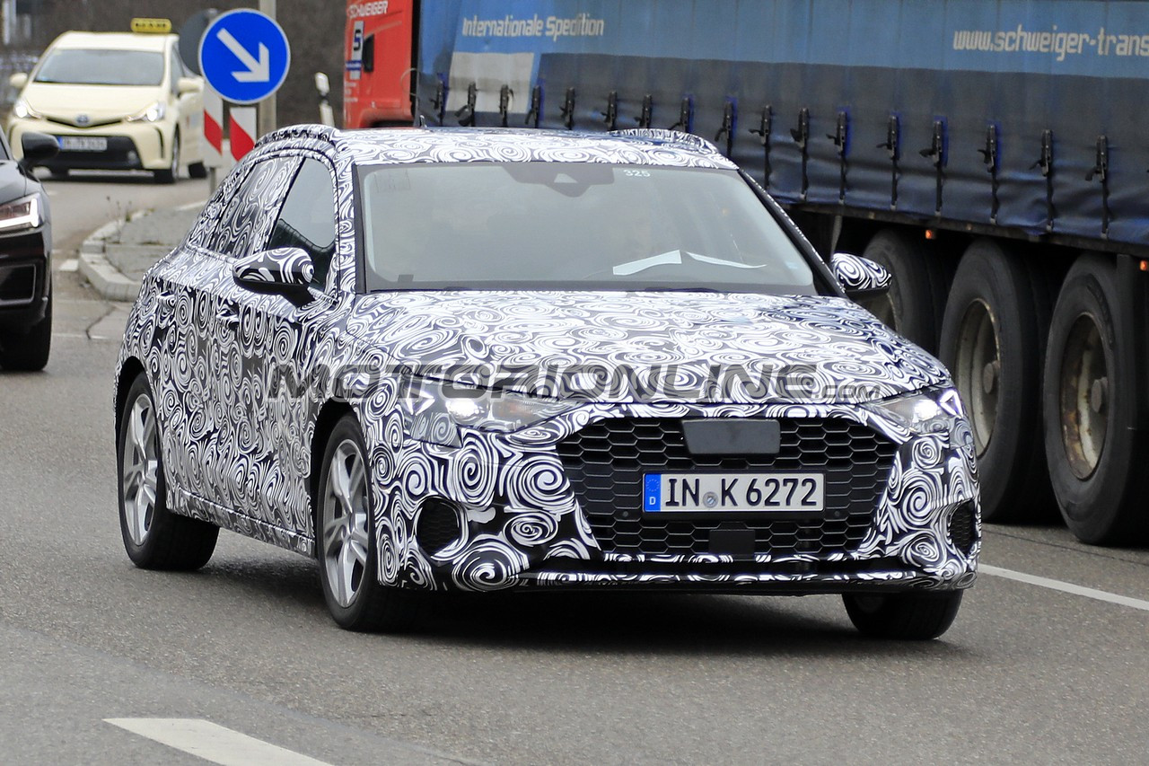 Audi A3 MY 2020 foto spia 29 novembre 2018