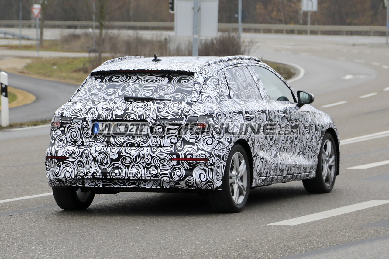 Audi A3 MY 2020 foto spia 29 novembre 2018