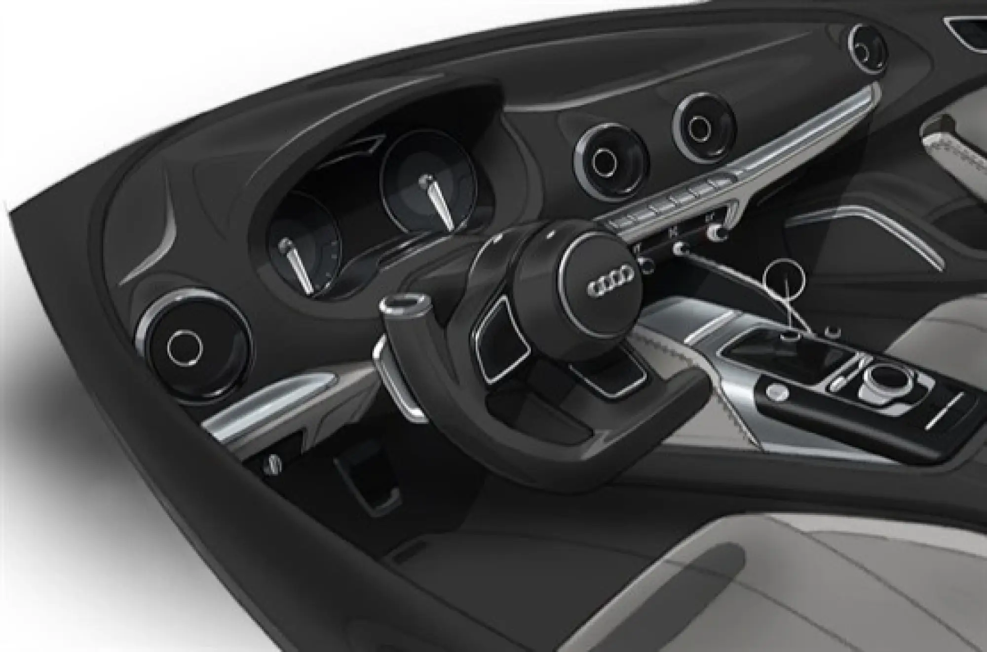 Audi A3, schizzi versione 2012 - 1