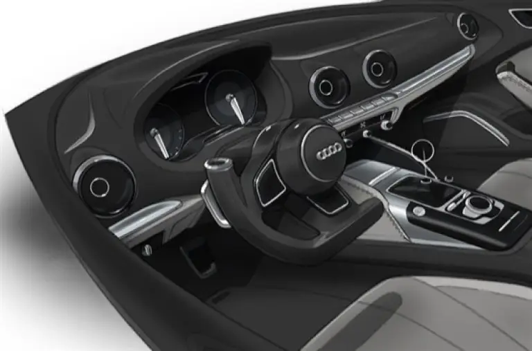 Audi A3, schizzi versione 2012 - 1