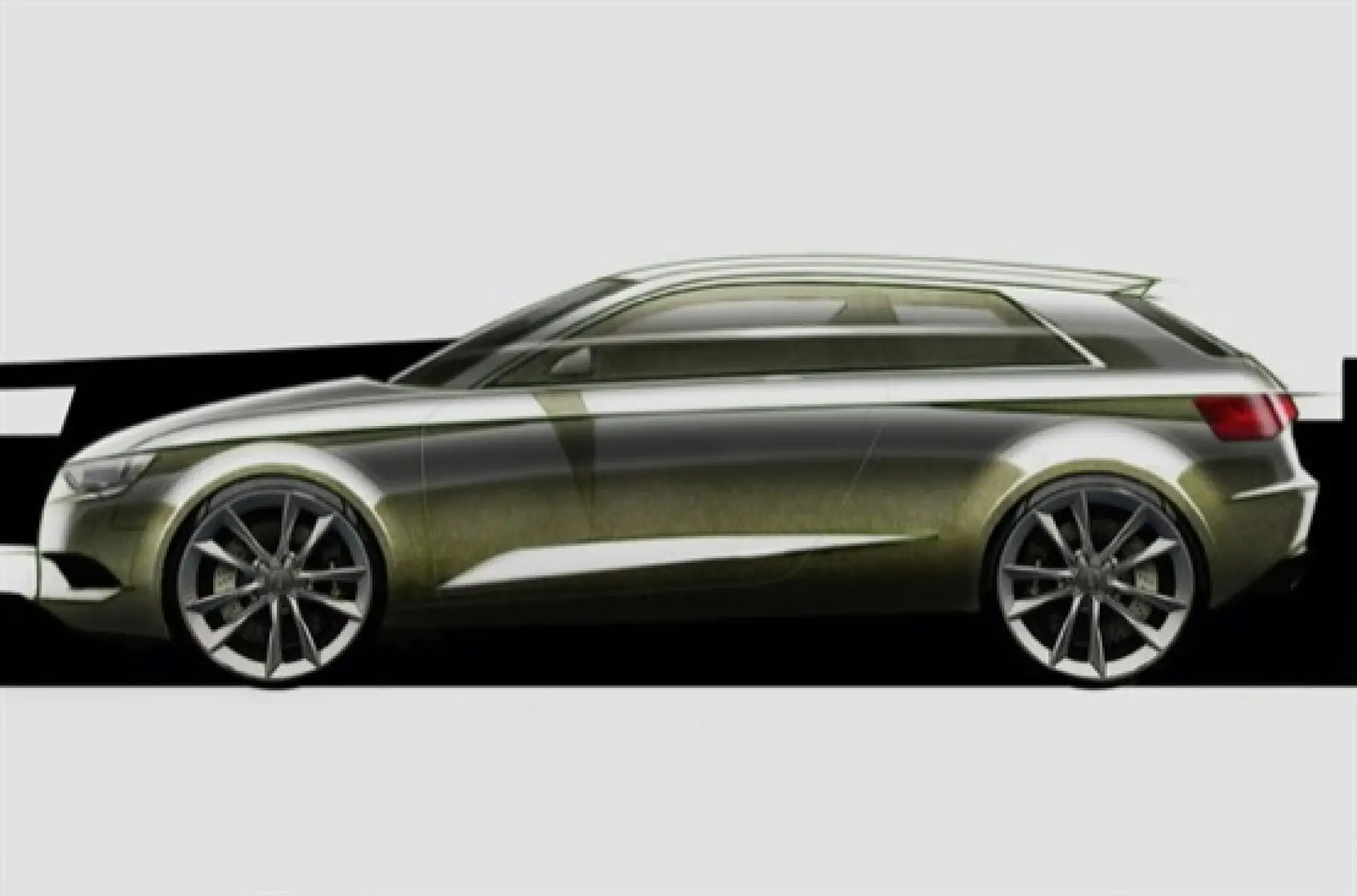 Audi A3, schizzi versione 2012 - 2