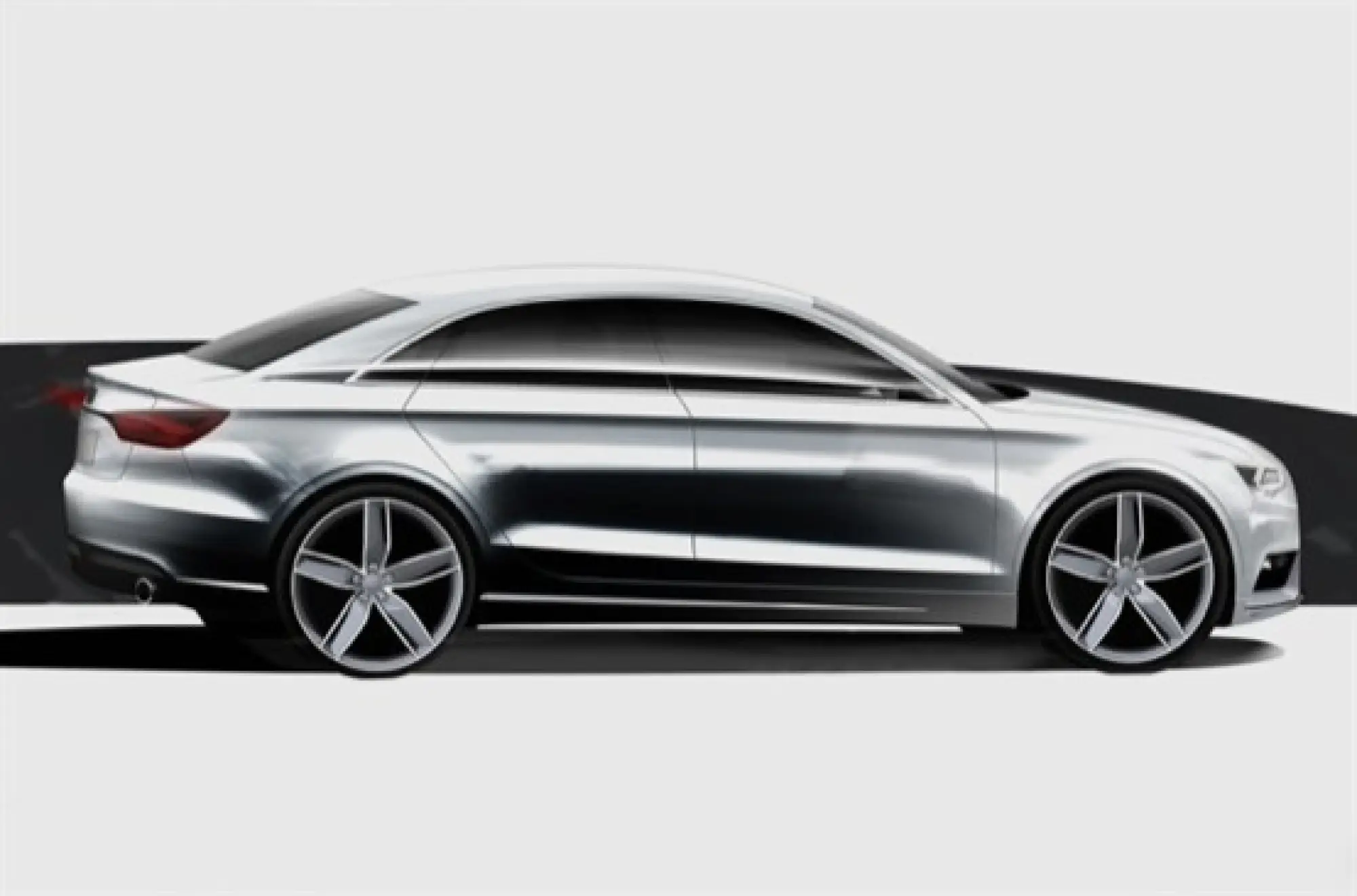 Audi A3, schizzi versione 2012 - 3