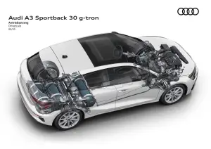 Audi A3 Sportback g-tron 2020 - Foto ufficiali - 8