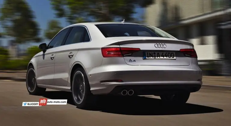 Audi A4 2016 - Rendering by Julien Jordy - 2