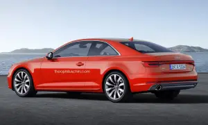 Audi A5 Coupe MY 2017 - render by Theophilus Chin