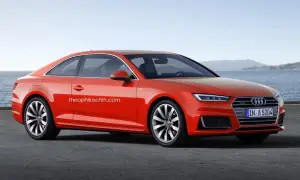 Audi A5 Coupe MY 2017 - render by Theophilus Chin