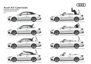 Audi A5 e S5 Cabriolet MY 2018 - nuova galleria - 76