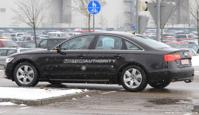 Audi A6 Hybrid spy