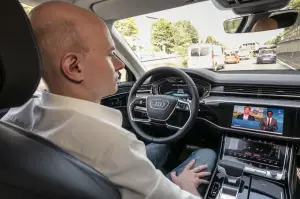 Audi A8 e AI traffic jam pilot