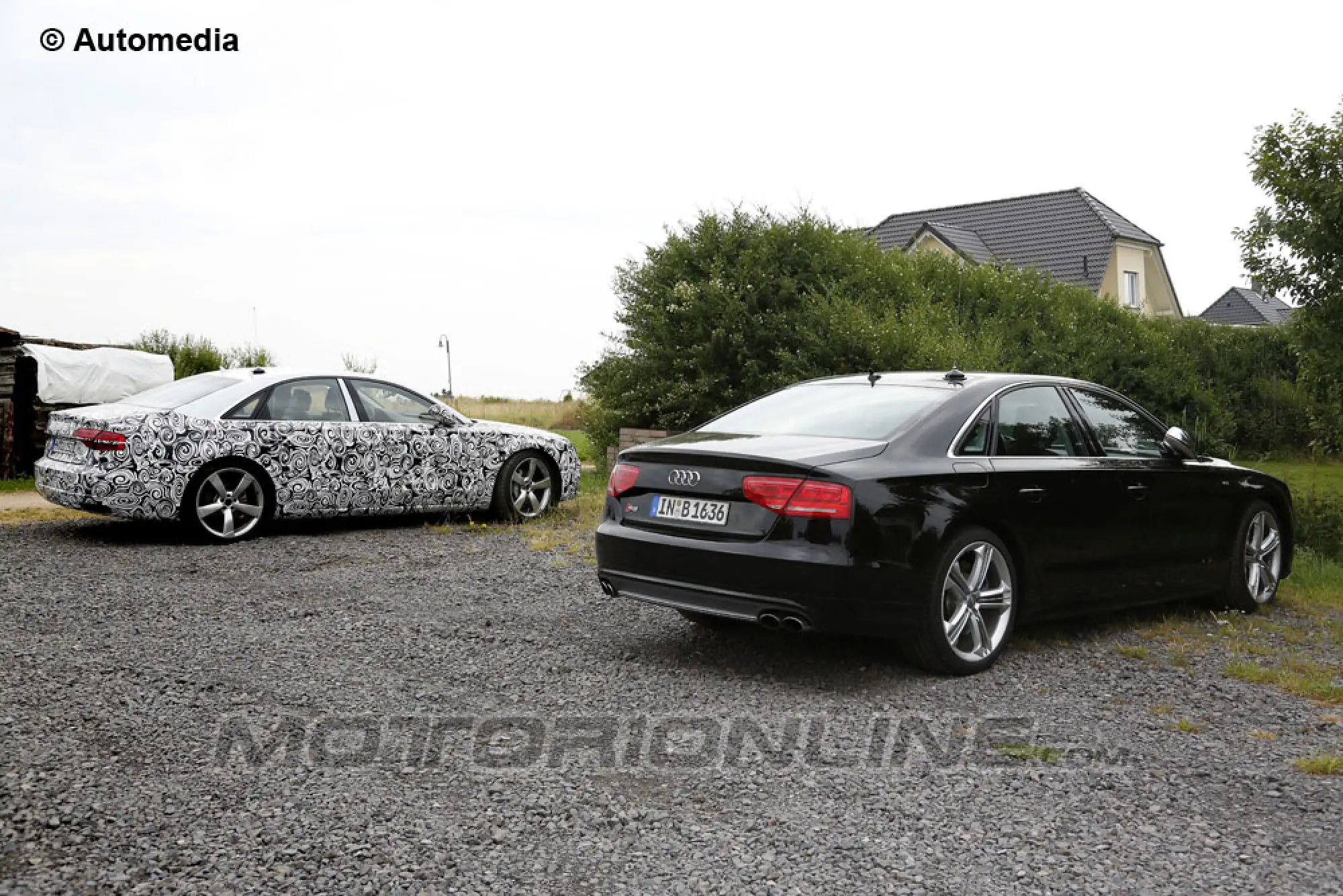 Audi A8 facelift 2014 - Foto spia 30-07-2013 - 7