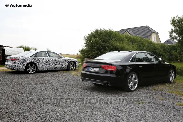 Audi A8 facelift 2014 - Foto spia 30-07-2013 - 7