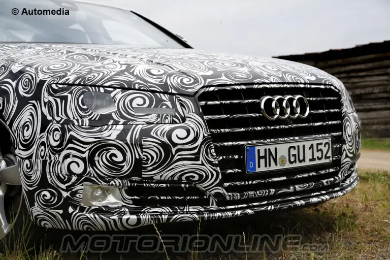 Audi A8 facelift 2014 - Foto spia 30-07-2013 - 9