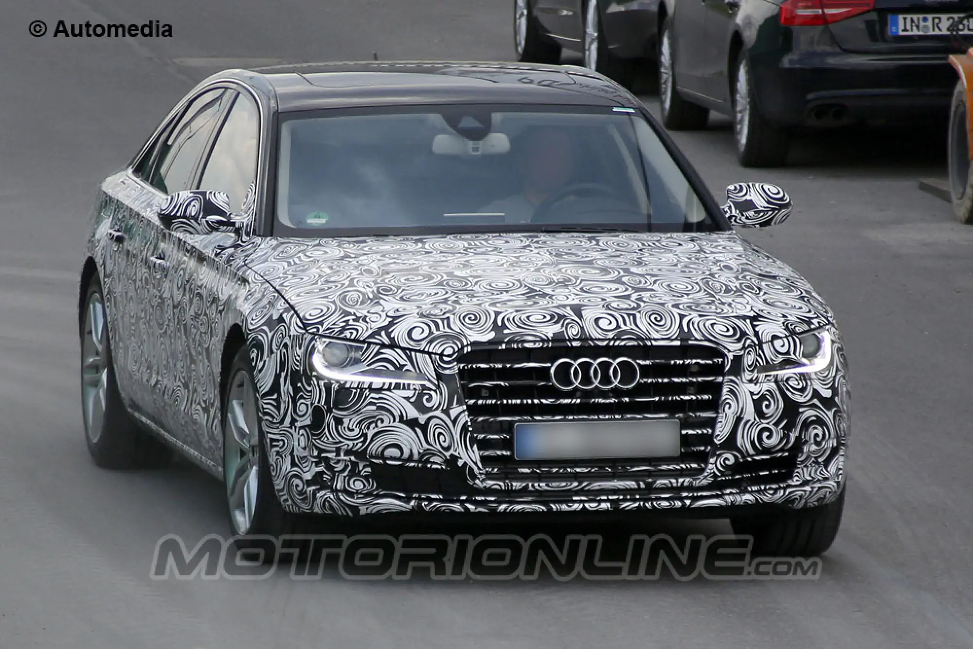 Audi A8 facelift - Foto spia 17-04-2013 - 1