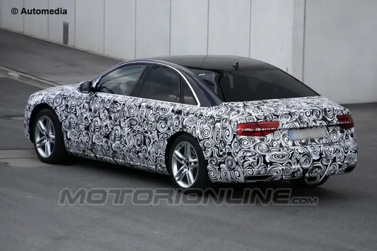 Audi A8 facelift - Foto spia 17-04-2013 - 4