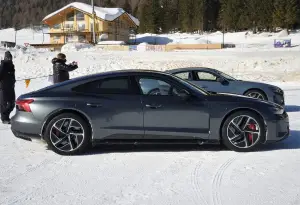 Audi e-tron GT e e-tron GT RS - Primo contatto su ghiaccio