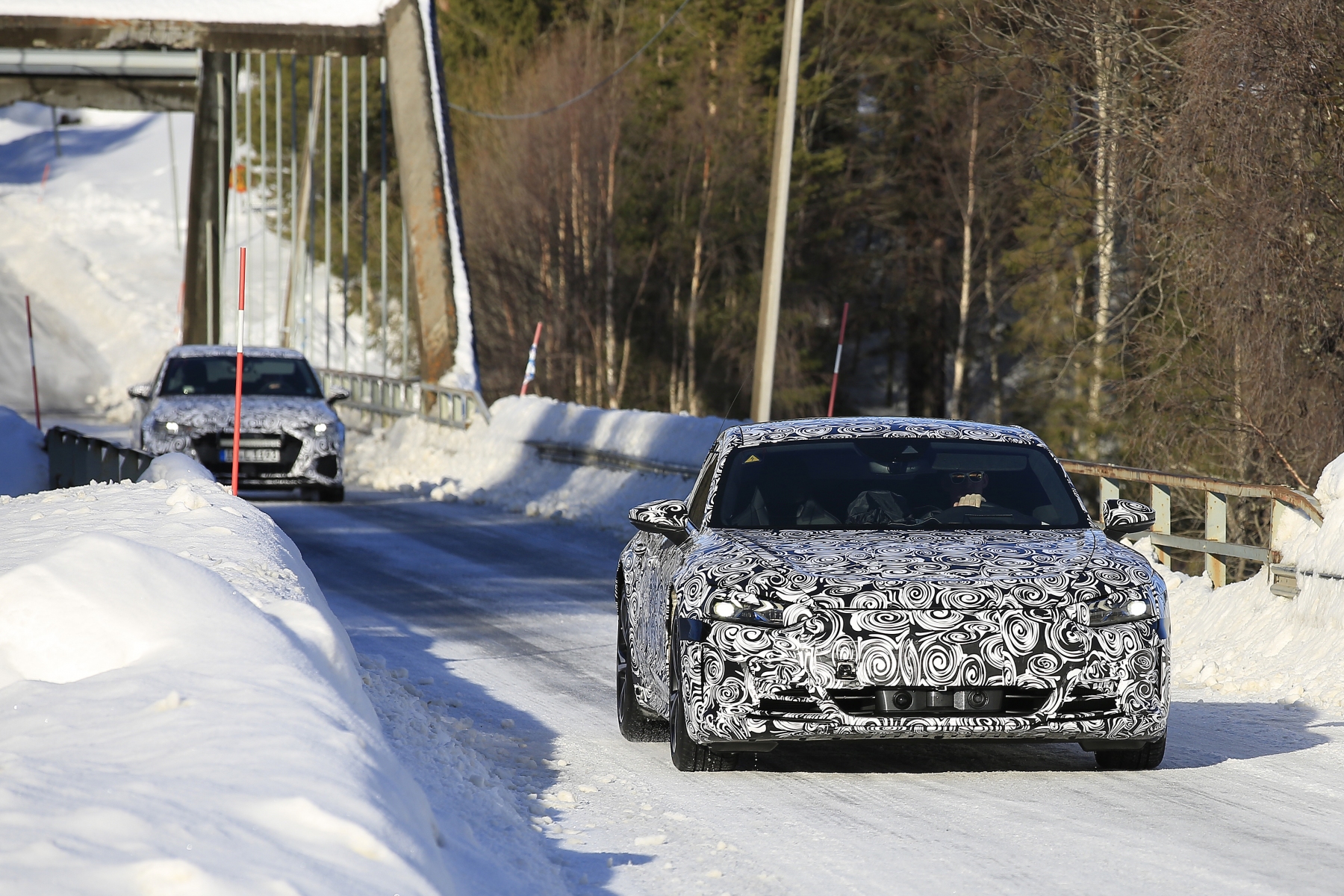 Audi E Tron Gt - Prime foto spia