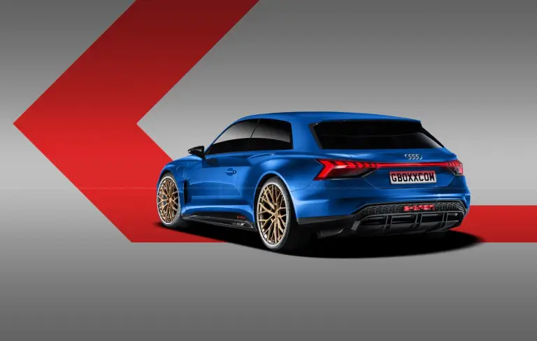 Audi e-tron GT shooting brake, coupe, cabrio - Rendering - 4