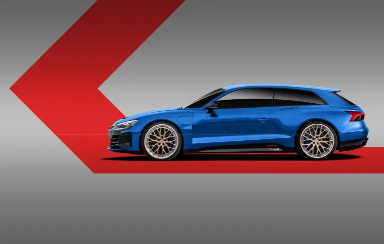 Audi e-tron GT shooting brake, coupe, cabrio - Rendering - 7