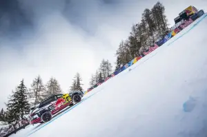 Audi e-tron sulla pista Streif di Kitzbuhel