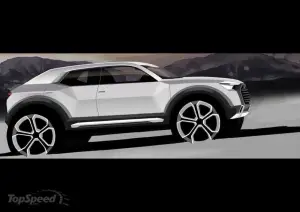 Audi Q1 MY 2016 - foto spia e render 19-05-2015 - 1