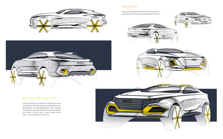 Audi Q1 Rendering - 2