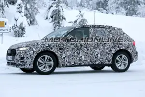 Audi Q3 foto spia 16 gennaio 2018