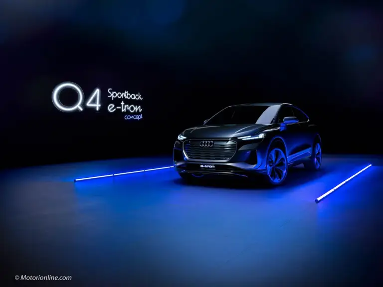 Audi Q4 Sportback e-tron Concept - Prime foto ufficiali - 5