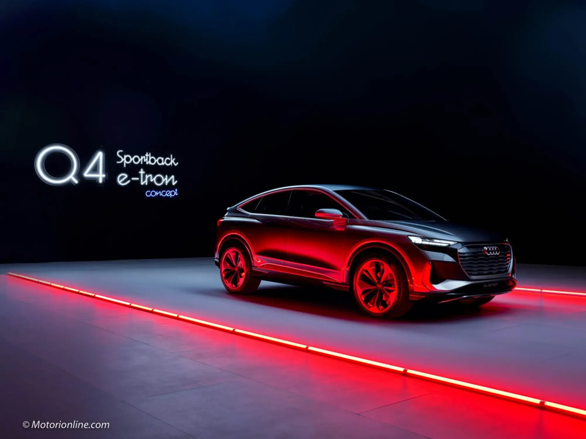 Audi Q4 Sportback e-tron Concept - Prime foto ufficiali - 12