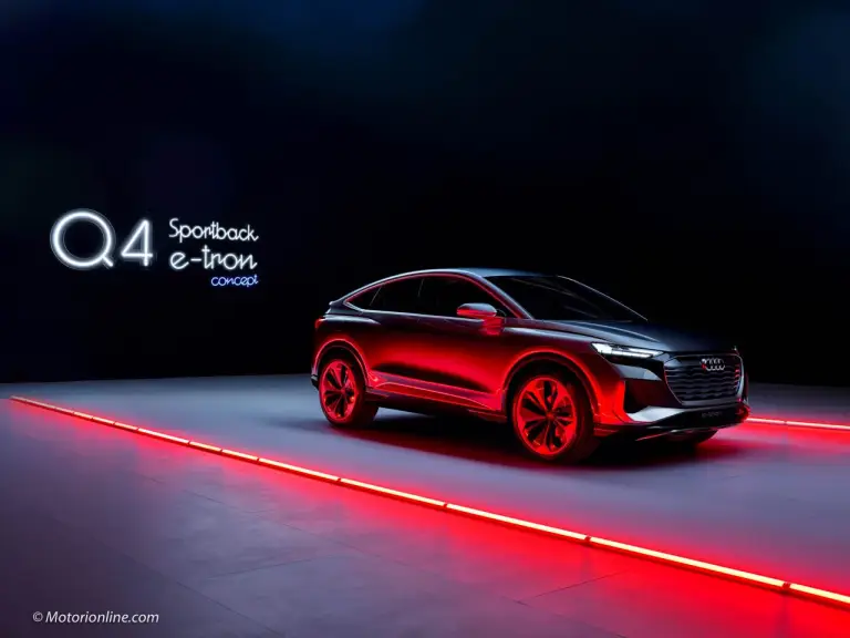 Audi Q4 Sportback e-tron Concept - Prime foto ufficiali - 12