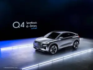 Audi Q4 Sportback e-tron Concept - Prime foto ufficiali