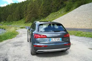 Audi Q5 prova su strada 2017