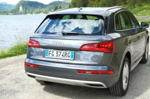 Audi Q5 prova su strada 2017