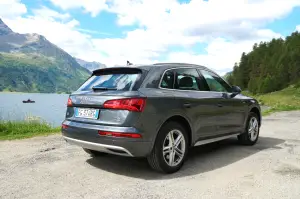 Audi Q5 prova su strada 2017