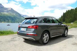 Audi Q5 prova su strada 2017