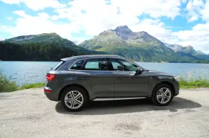 Audi Q5 prova su strada 2017