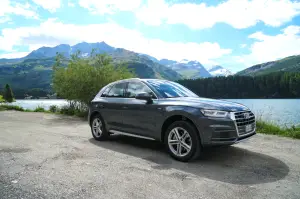 Audi Q5 prova su strada 2017