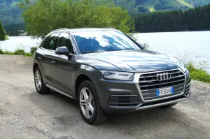 Audi Q5 prova su strada 2017