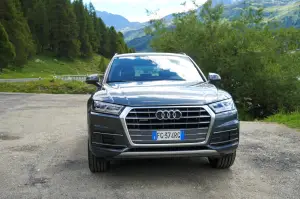 Audi Q5 prova su strada 2017