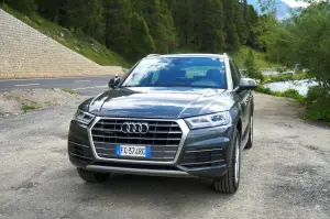 Audi Q5 prova su strada 2017