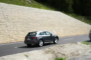 Audi Q5 prova su strada 2017