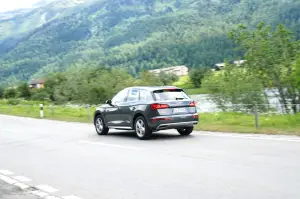 Audi Q5 prova su strada 2017