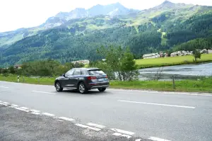 Audi Q5 prova su strada 2017