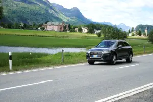 Audi Q5 prova su strada 2017