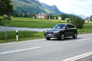 Audi Q5 prova su strada 2017