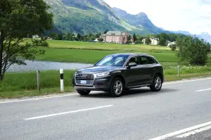 Audi Q5 prova su strada 2017