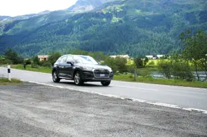 Audi Q5 prova su strada 2017