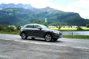 Audi Q5 prova su strada 2017